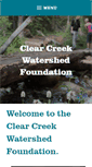 Mobile Screenshot of clearcreekwater.org